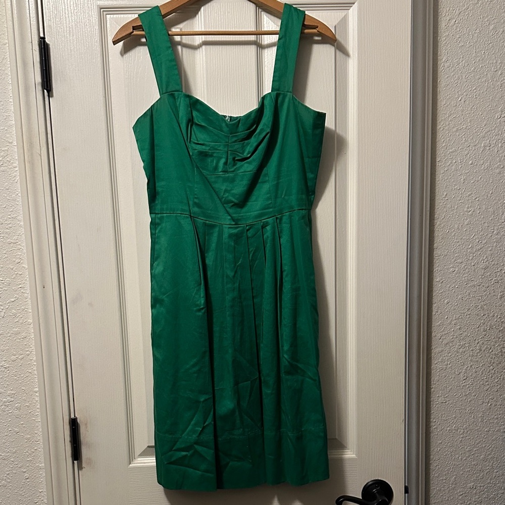 Donna Ricco Emerald Green Midi Dress